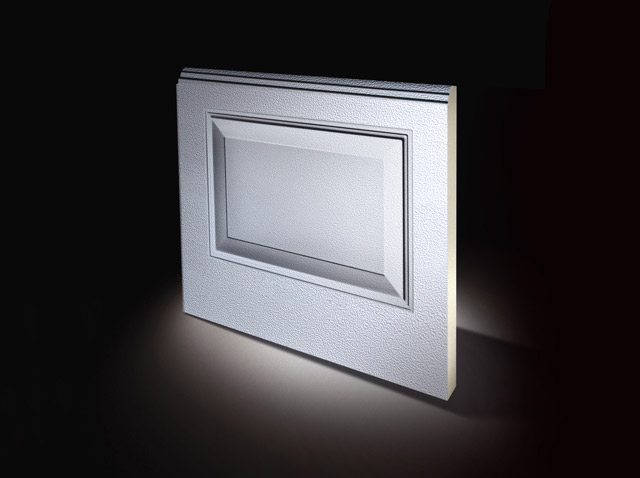 162400AL0100 - Paneel SECUR-PAN 615x42 STUCCO mit Oberkassette C21+C81