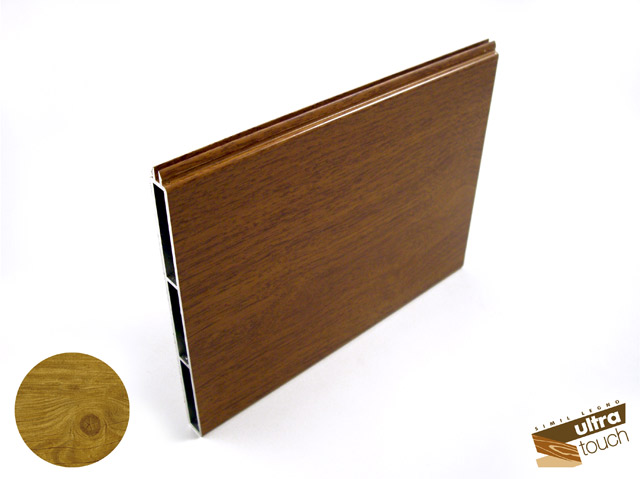 171500220004 - Sturz-Verkleidungsprofil aus Aluminium - 150 mm - Touch ähnlich Hell-Eichenholz