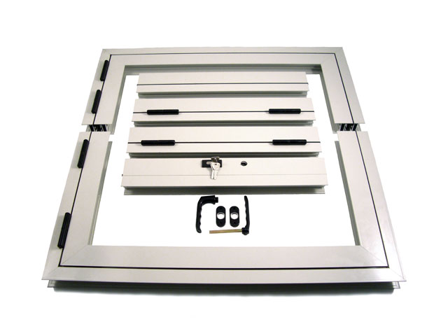 155590102120 - Porta pedonale in kit  L  800 ap. SX pannello 610