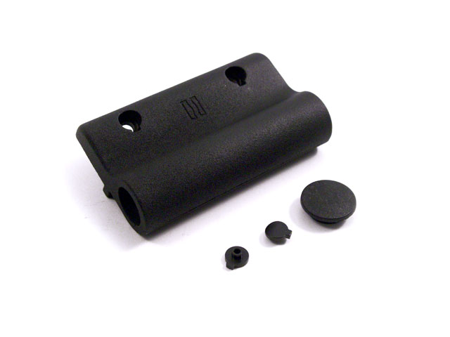 2405003C0001 - Charnière en aluminium aile individuelle avec butée - noir