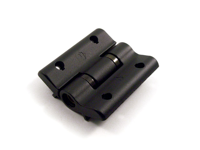 2405001C0001 - Charnière intermediaire en aluminium avec butées - noir