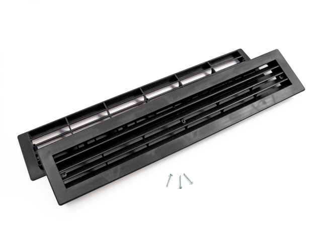 1511001C - Ventilation grille 480x98 mm - black