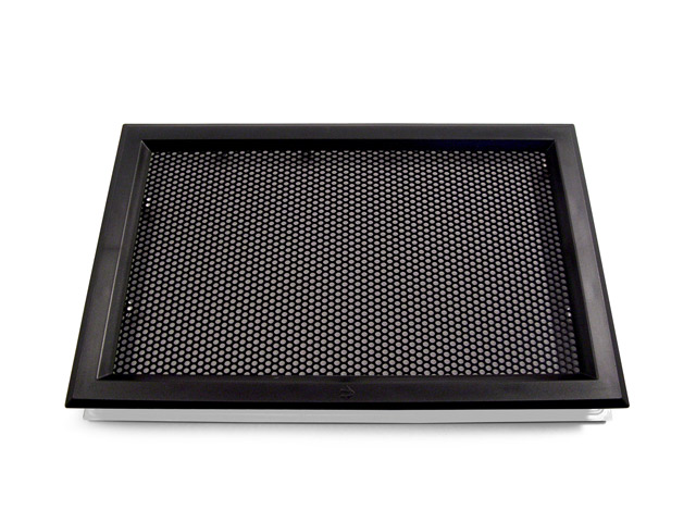 1511010C - Rejilla de ventilatión "BRE 06" 525x350 mm - negro