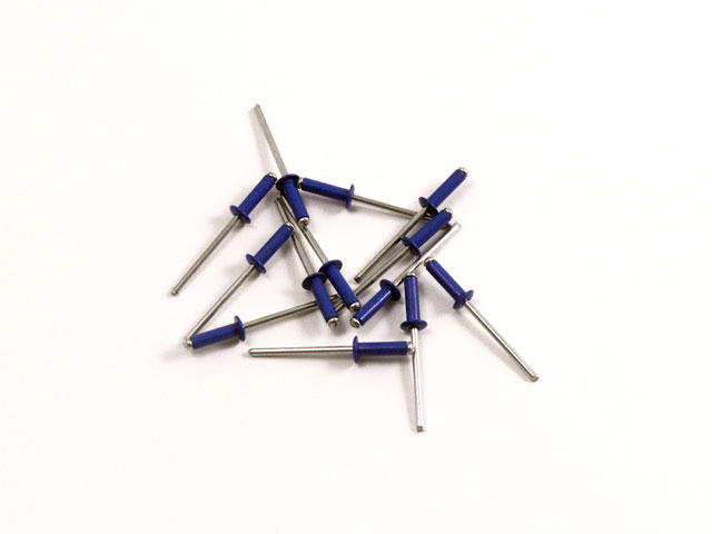 5740002I - Rivets 4 x 14 - blue RAL 5010
