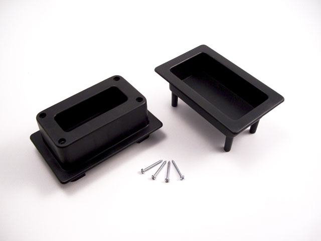 15311010 - Poignée de relevage rectangulaire en ABS à encastrement