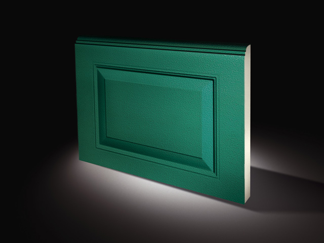 162301AJ0100 - Panneau SECUR-PAN 495x42 STUCCO avec cassette C21+RAL6005