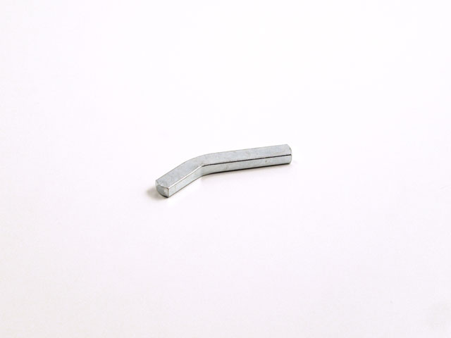 11260050 - Key for tubular splined shaft L 75 mm, bent