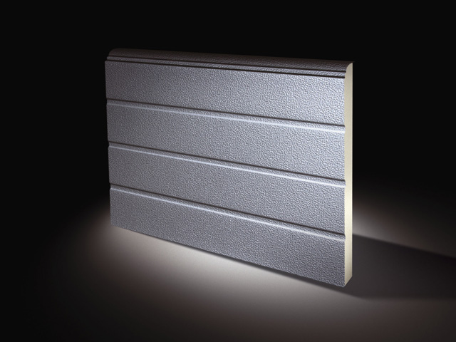 161201AM0100 - Panneau SECUR-PAN 615x42 STUCCO MULTI C21+ RAL9006