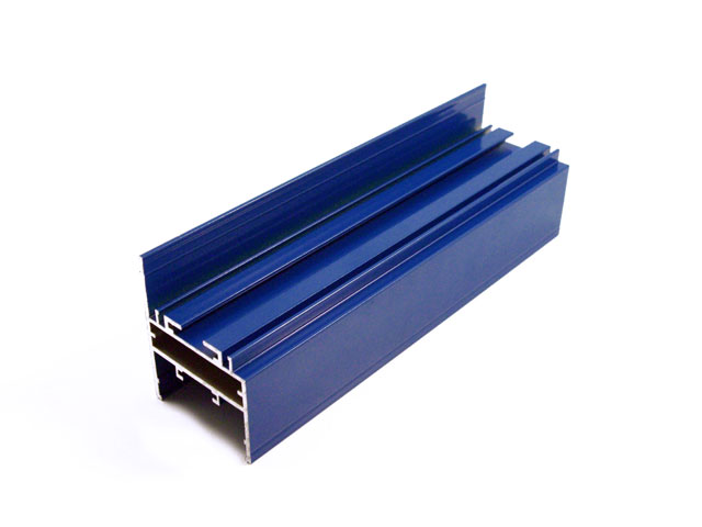 1781001I - Profilo Alu porta pedonale - Blu RAL 5010