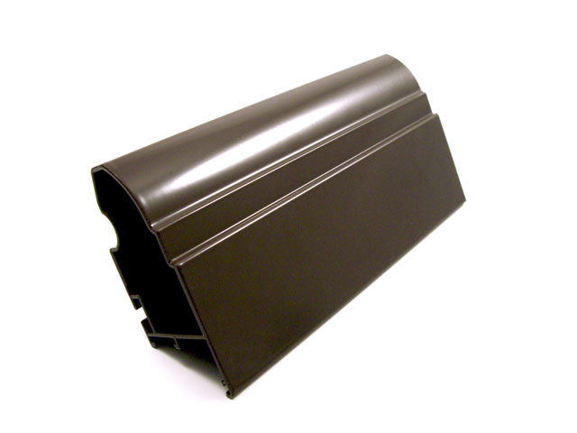 1753003B - Profil mâle anti-pince doigts en aluminium 42 - marron C17