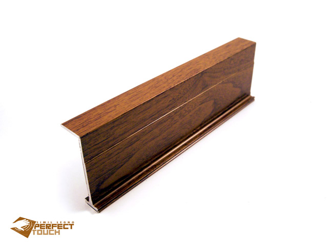 175500120004 - Profilo Alu di rinforzo a "L" - Simil Legno Touch Quercia Chiaro
