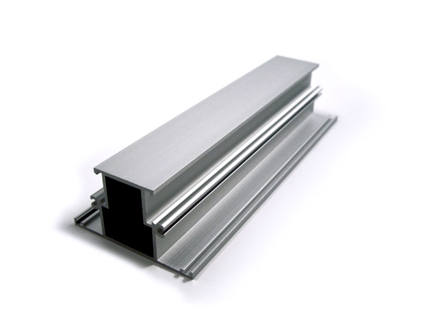 1756001D - Profil de renfort en "T" en aluminium 42 - oxydé scotch brite silver