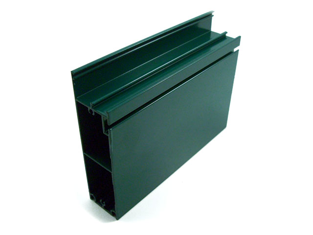 1757010J - Profilo Alu zoccolo da 150 - verde RAL 6005