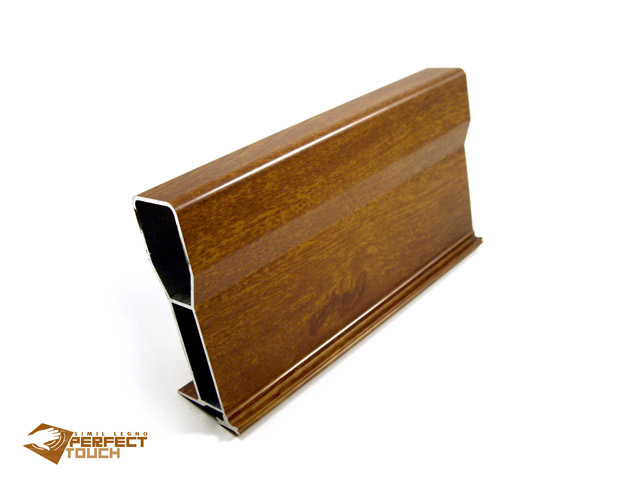 175800120004 - Profilo Alu ad Omega da 110 -  Simil Legno Touch Quercia Chiaro