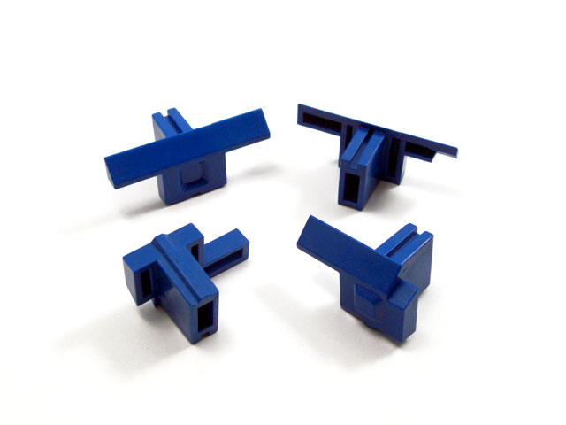 1731001I - Self-aligning fittings for pedestrian door RAL 5010 (set 4 pieces)