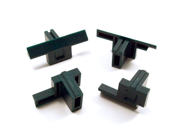 1731001J - Self-aligning fittings for pedestrian door RAL 6005 (set 4 pieces)