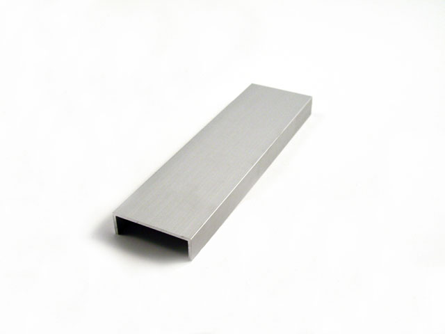 1712700D0001 - Profil en aluminium - 55 - réglable - oxydé scotch brite silver