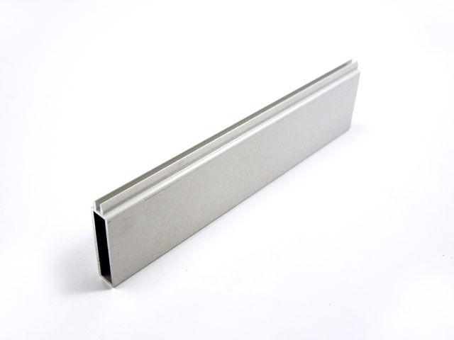 1715001U - Perfil en aluminio para panel superior fijo - 50 mm - blanco RAL 9016 Satin