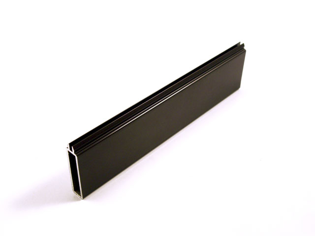 1715001B - Profilé en aluminium pour sur-linteau - 50 mm - marron C17