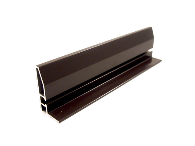 1715003B - Profilé en aluminium pour sur-linteau - 50 mm pour SO - marron C17