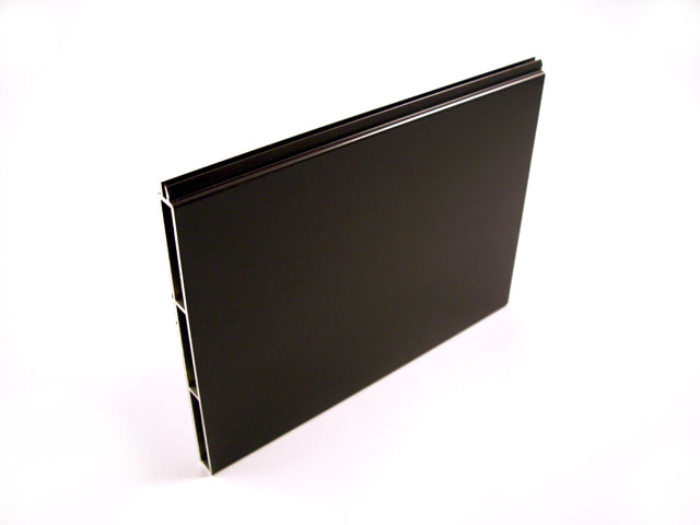 1715002B - Profilé en aluminium pour sur-linteau - 150 mm - marron C17