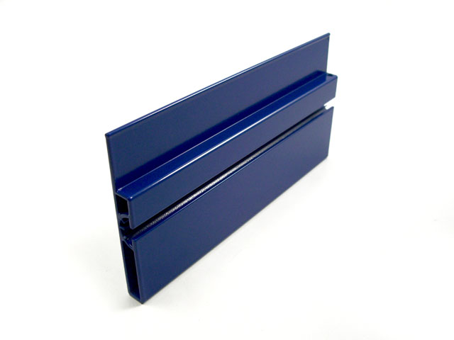 1715101I - Perfil en aluminio para guía  - 100 mm - azul RAL 5010