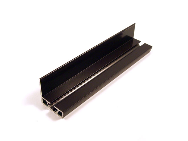 1715501B - Aluminium embrasure profile - 40 mm - brown C17