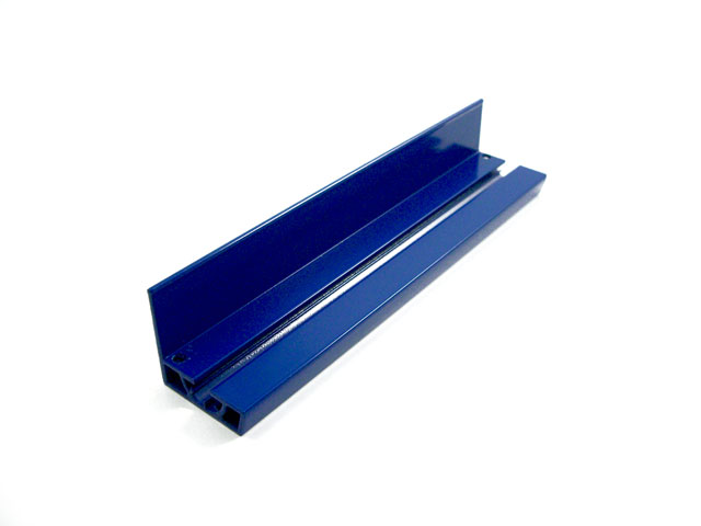 1715501I - Aluminium embrasure profile - 40 mm - blue RAL 5010