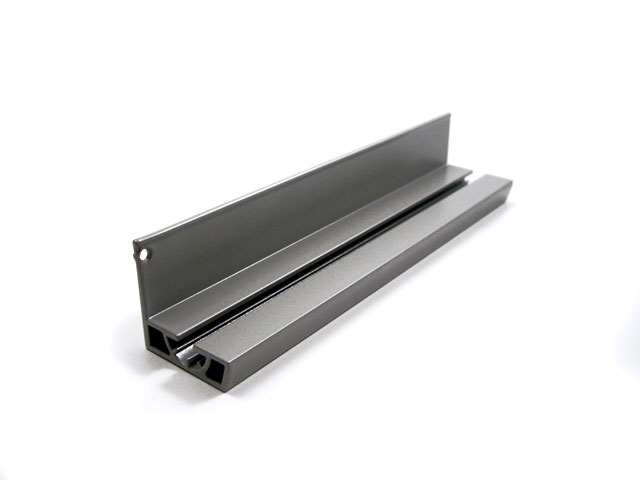 1715501M - Aluminium embrasure profile - 40 mm - grey RAL 9006