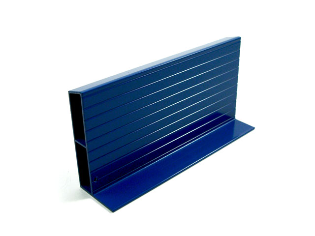 1715502I - Perfil para montante en aluminio - 100 mm - azul RAL 5010