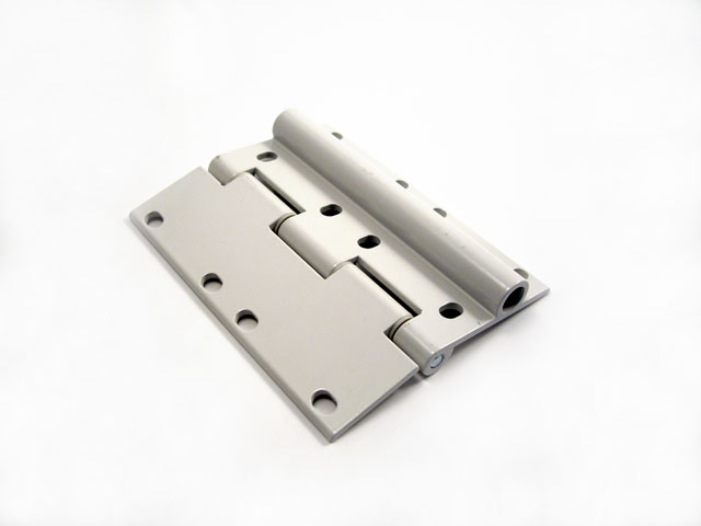 1344003A - Aluminium double roller support bracket with bushes - white