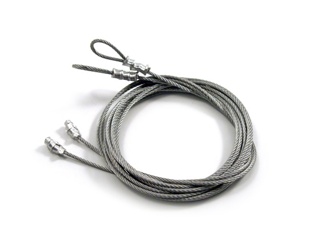 1309004Z - Cable de levantamiento de acero galvanizado diámetro 4 mm montado