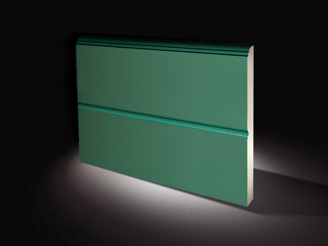 163301AJ0100 - Panel SECUR-PAN 495x42 STUCCO SINGLE C21+ RAL6005