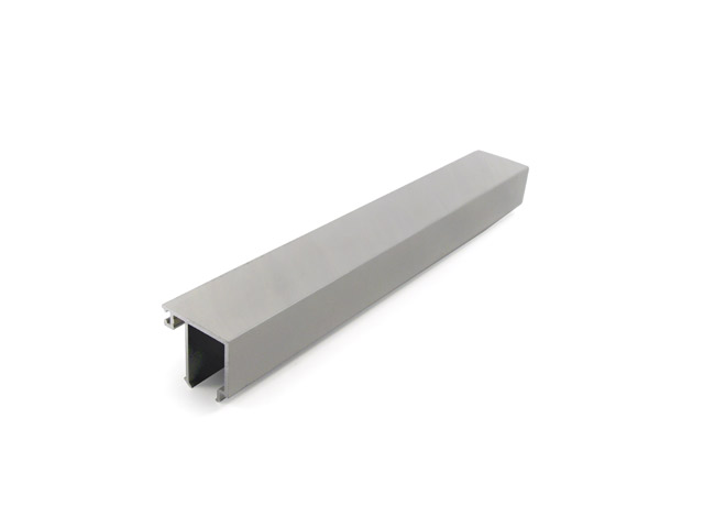 1726001M - Profilo Alu fermavetro da 27,5 - grigio RAL 9006