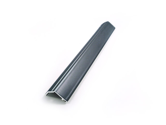 1720001V - Perfil para detener el vidrio 3,5 - gris RAL 7016 Satin