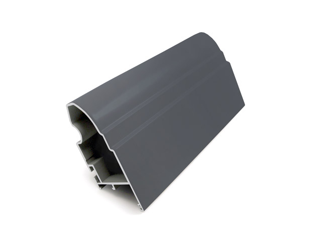 17530033 - Profil mâle anti-pince doigts en aluminium 42 - gris RAL 7016