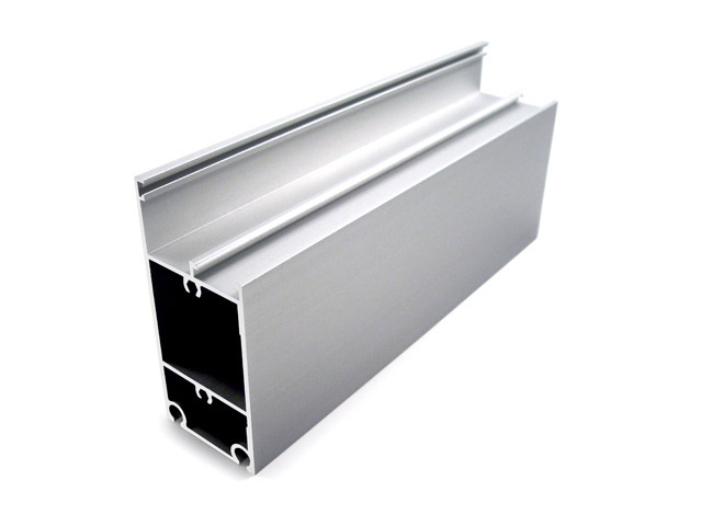 1756002T - Profilé socle en aluminium 92 - Gris RAL 9006 Satin
