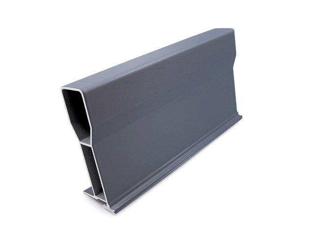 1758001V - Perfil de refuerzo a Omega de aluminio 110 - gris RAL 7016 Satin