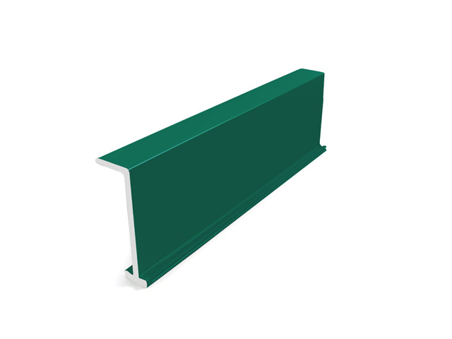 1755001J - Perfil de refuerzo a "L" en aluminio - verde RAL 6005