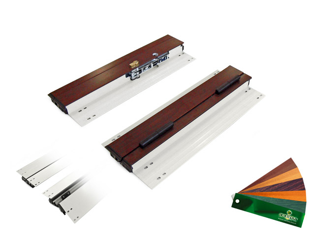 155603700615 - Porta kit di profili intermedi 615 ap. DX con serratura - S/Legno "BRE 11"