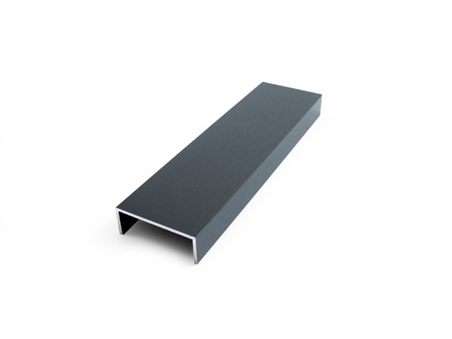 171270030001 - Profil en aluminium - 55 - réglable - gris RAL 7016
