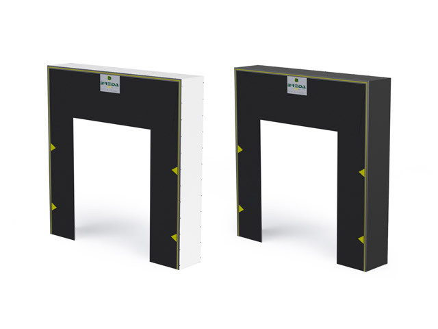 21000020 - Standard hanging isothermal dock shelter 3400x3500x650 mm