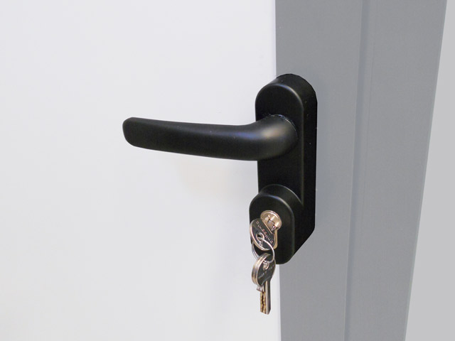 240509000133 - Lock with key and lowered handle for anti-panic push bar "BRE 12"