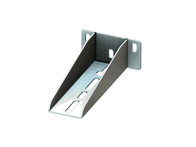 2406010Z0048 - Bride à mur pour support monorail L 260 mm ''BRE'12'' - galvanisé