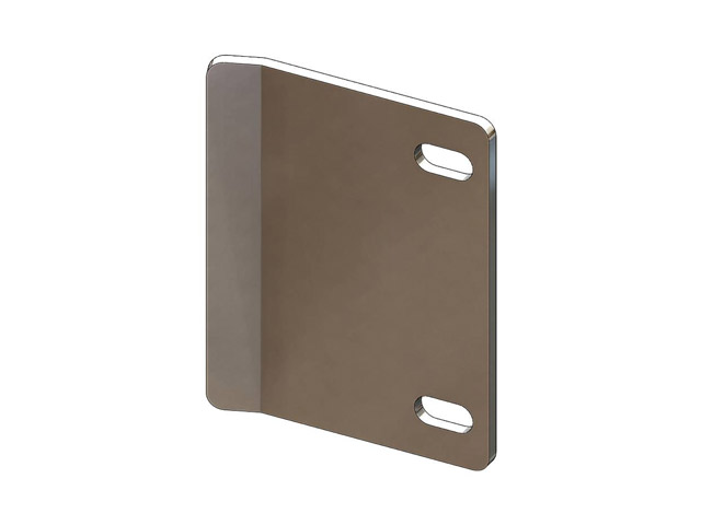 240509000136 - Strike plate for lateral latch - pitch 80