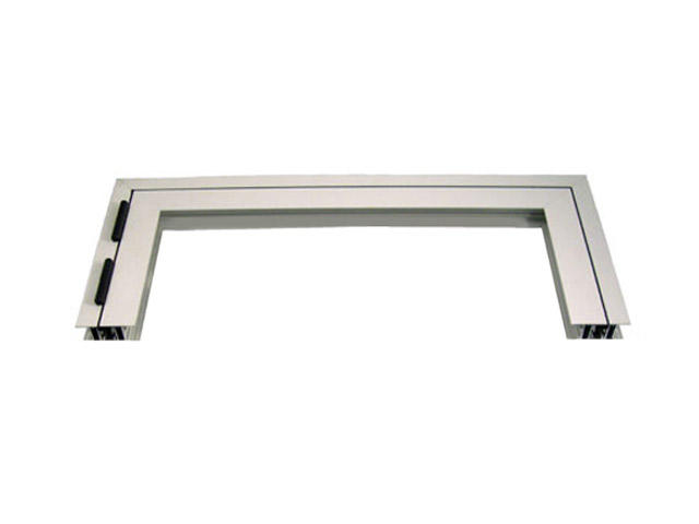155440000001 - Puerta peatonal, solo perfiles superiores L 1200 espacio derecha (DX) por panel 495/615