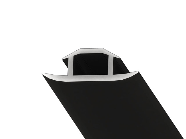 240700200601 - Rubber astragal EPDM for folding cover edge