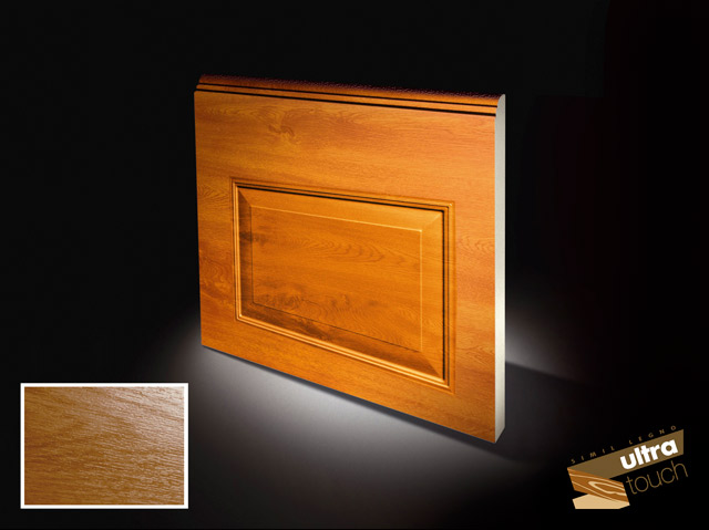1621B1AN0104 - Panneau SECUR-PAN 615x42 avec cassette inférieure C21+SEMBLABLE BOIS TOUCH chêne doré
