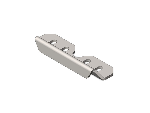 2405030Z0104 - Ailette pour boutoir au sol 40/10 - galvanisée