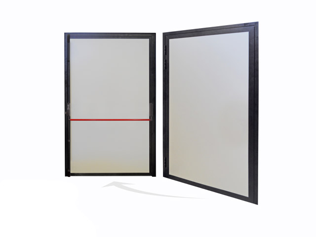 24010L300102 - Puerta peatonal lateral certificada con hoja lisa - max 1500 x 2250 - BRE'14